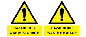 HAZARDOUS WASTE STORAGE